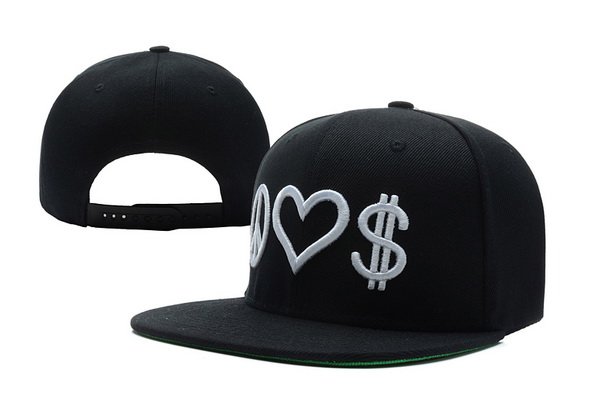 Peace Love Money Snapback Hat #02